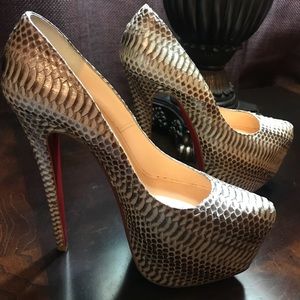 100% Authentic Python Christian Louboutin 38.5/8.5